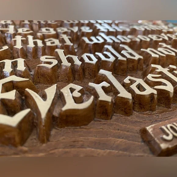 Vintage molded plastic verse plaque - Picture 6 of 7